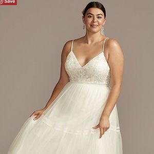 Melissa Sweet Corset Top Wedding Dress
